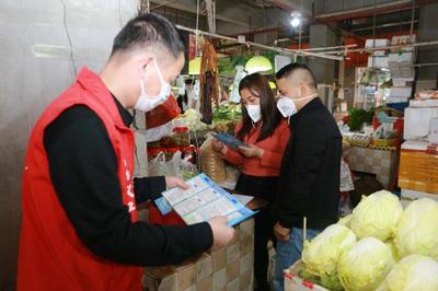 市場監(jiān)管巡查顯成效 香梅市場防疫舉措落實到位