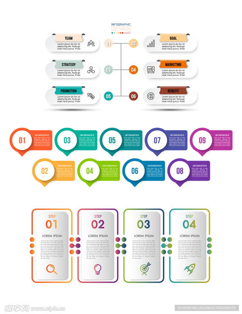 綜合商務信息圖設計中的圖標、按鈕與Web界面優化策略